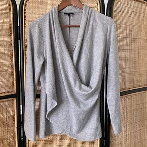 1.STATE - Cozy Knit Top - Size Med- Grey